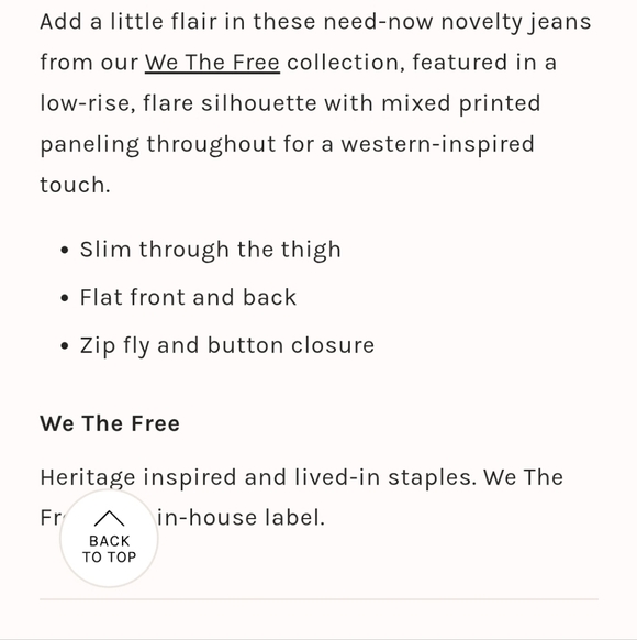 Free People Serena low rise flare jean - Picture 16 of 16